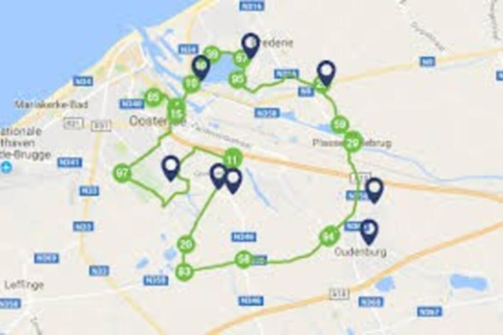 Die Huis 14-Een Oase Van Rust Tussen Polders En Kust Oostende Ngoại thất bức ảnh